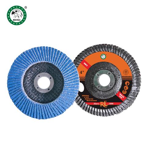 90mm Fiberglass Back Blue Mixture Flap Disc