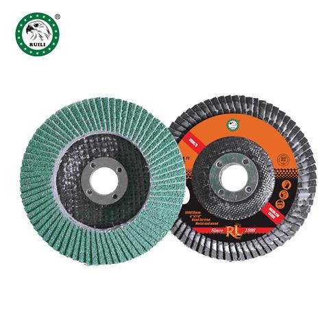 75mm Fiberglass Back Green Zirconium Flap Disc