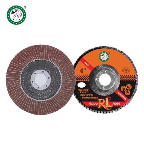 90mm Fiberglass Back Brown Calcined Flap Disc