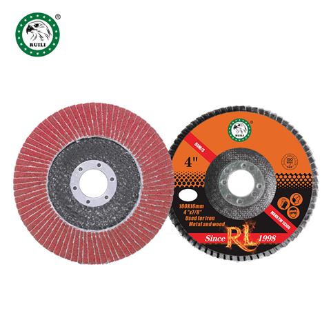 90mm Fiberglass Back Red Flap Disc