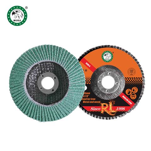 90mm Fiberglass Back Green Flap Disc